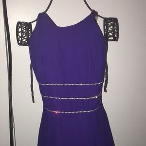 Formal purple dress